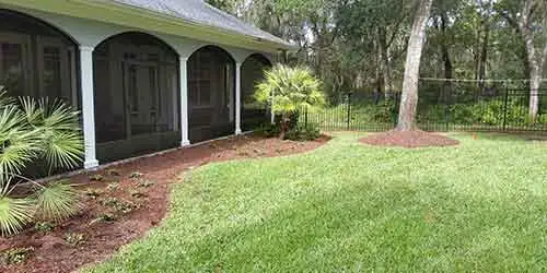 Spring Hill, FL with a routinely mowed lawn by TLB Landscaping.